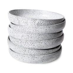 HK Living ACE7035 Gradient Diep Bord ø 21,5 Cm Crèmekleurig 2 Stuks -Servies Verkoop ace7035 lr d 01