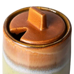 HK Living 70's ACE7083 Suikerpot En Melkkan Aardewerk Peat-Berry 2-delig -Servies Verkoop ace7083 lr d 01 1