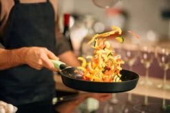 Gastrolux Squality Koekenpan Voor Inductie ø 28 Cm Aluminium Met Blauwe Greep -Servies Verkoop koek 2