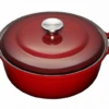 Le Creuset Faitout Braadpan Met Plaatstalen Deksel 4,9 Liter ø 28 Cm Gietijzer Rood -Servies Verkoop le creuset faitout braadpan rood 1
