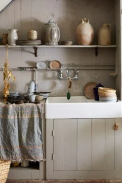 HK Living ACE7035 Gradient Diep Bord ø 21,5 Cm Crèmekleurig 2 Stuks -Servies Verkoop lr pi18 01 1 1 1