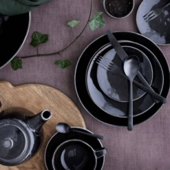 Broste Copenhagen Nordic Coal Serviesset 16-delig -Servies Verkoop nordic coal 4