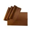OFYR Placemats Leer Bruin 4 Stuks