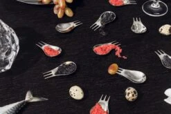 Alessi GIMR01S4 Moscardino Multifunctioneel Bestek Rvs 4 Stuks -Servies Verkoop scheda prodotto moscardino en overview